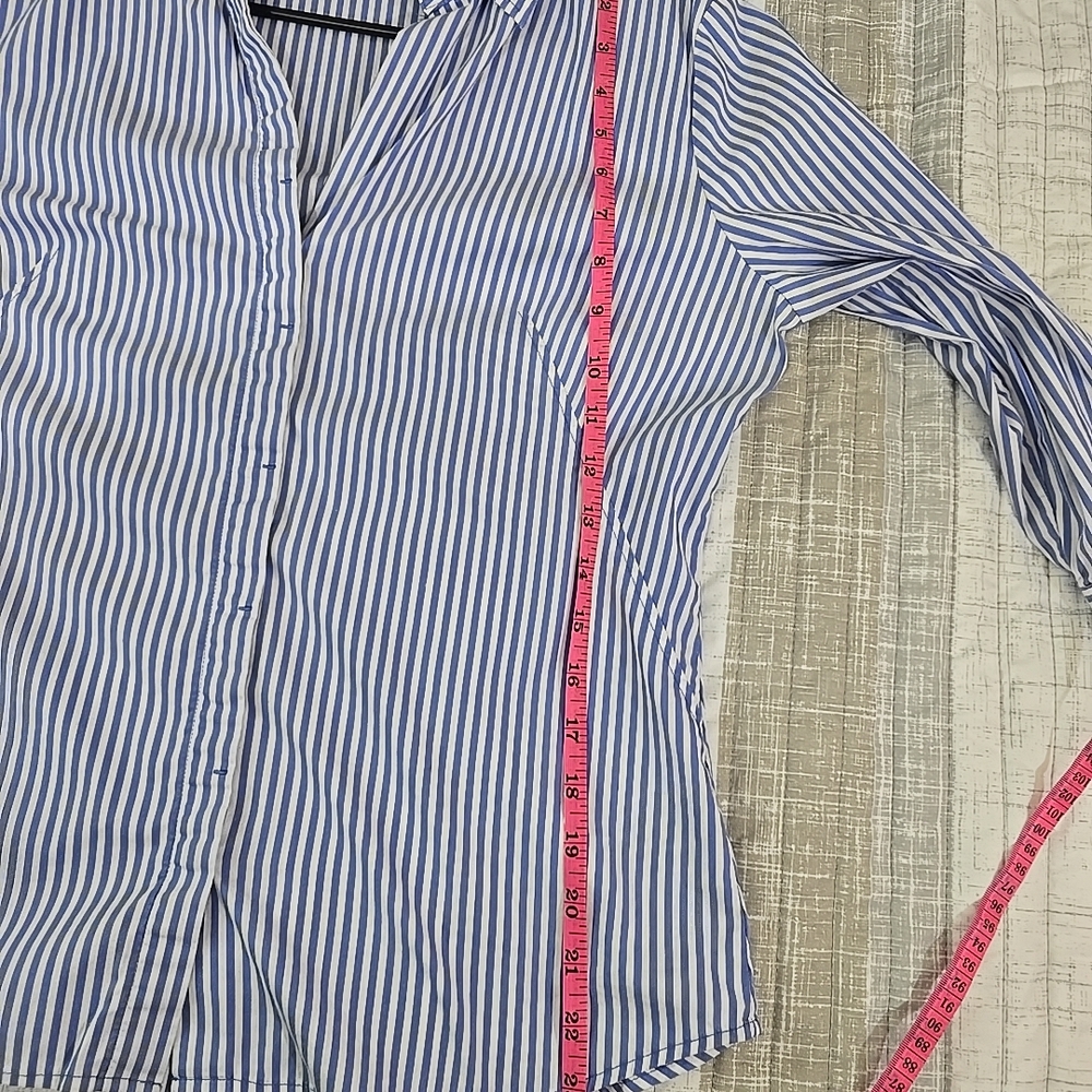 New York And Co Womens Dress Shirt Sz M - Picture 7 of 7